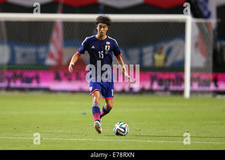 Hokkaido, Japan. 5th Sep, 2014. Tatsuya Sakai (JPN) Football/Soccer : Kirin Challenge Cup 2014 match between Japan 0-2 Uruguay at Sapporo Dome in Hokkaido, Japan . © Kenzaburo Matsuoka/AFLO/Alamy Live News Stock Photo