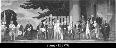 Photograph of the Mural, The Constitution, by Barry Faulkner Stock Photo