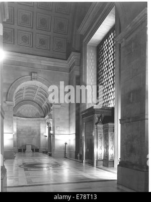 An image of the foyer of the National Archives Building in Washington ...