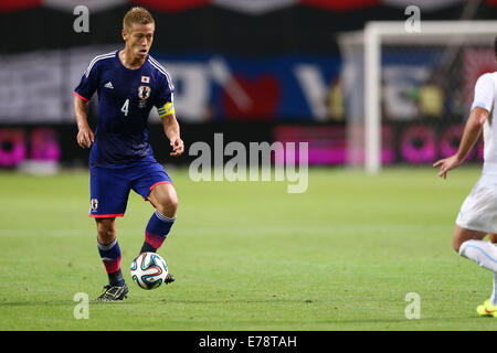 Hokkaido, Japan. 5th Sep, 2014. Keisuke Honda (JPN) Football/Soccer : Kirin Challenge Cup 2014 match between Japan 0-2 Uruguay at Sapporo Dome in Hokkaido, Japan . © Kenzaburo Matsuoka/AFLO/Alamy Live News Stock Photo