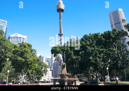 Archibald fountain in sydney's hyde park, new south wales,australia Stock Photo