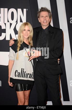 John Taylor & wife Gela Nash-Taylor arriving at the MAC Viva Glam V