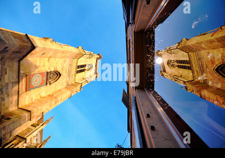 Saint Martin«s collegiate church, Colmar, Haut-rhin, Alsace, France Stock Photo