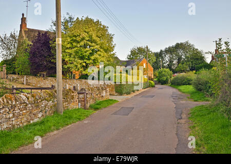 The village of Lower Harlestone Northamptonshire UK Stock Photo