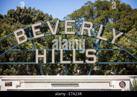 The Beverly Hills sign. Stock Photo