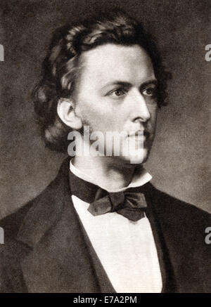 Frédéric François Chopin (1810-1849), Polish Composer, The Mentor Magazine, 1913 Stock Photo