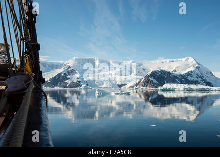 Lemaire channel, Antarctic peninsula Stock Photo