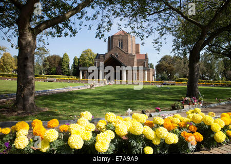 The crematorium, Yardley Cemetery, Birmingham, West Midlands, England, UK Stock Photo