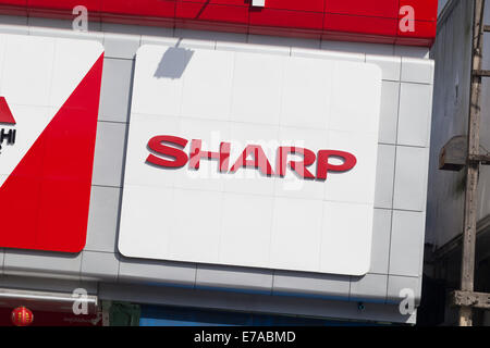 Sharp sign Stock Photo