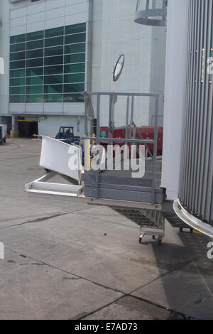 Jet Bridge at Miami International Airport Miami USA Stock Photo