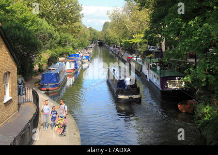 Regents Canal at 'Little Venice' in London Stock Photo