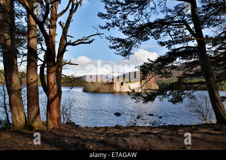 Loch an Eilein; Rothiemurchus; Aviemore; Scotland; Stock Photo