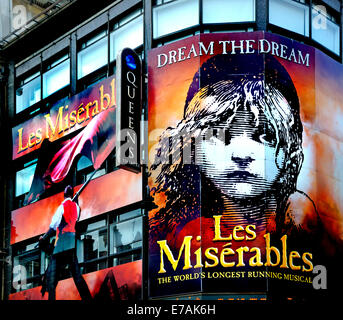 London, England, UK. 'Les Miserables' at the Queen's Theatre, Shaftesbury Avenue, 2014