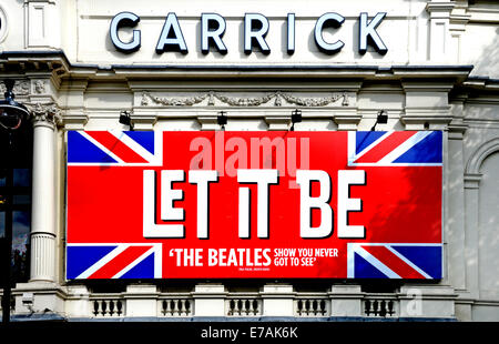 London, England, UK. 'Let It Be' Beatles musical at the Garrick Theatre, on Charing Cross Road Stock Photo