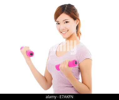Young pretty girl of slender body building, dressed in sports form is  engaged in outdoor sports. Funny summer holidays Stock Photo - Alamy