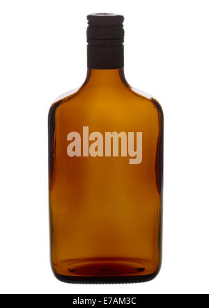 whiskey bottle blank on white background with clipping path Stock Photo ...