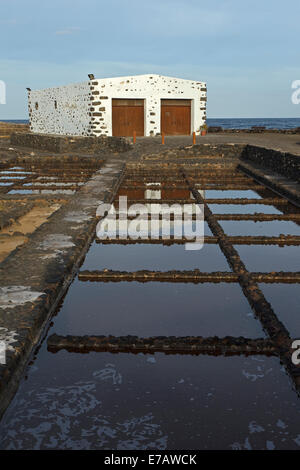 Salt museum in Salinas del Carmen, Fuerteventura, Canary Islands, Spain, Stock Photo