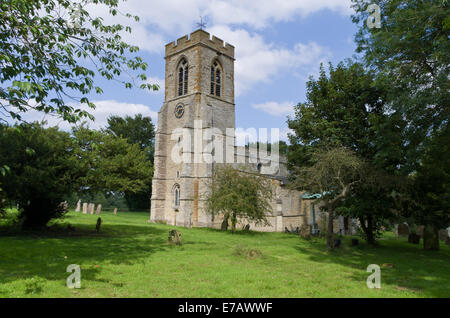 Church of St Mary the Virgin, Stoke Bruerne, UK Stock Photo