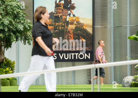 FILE--A pedestrian walks past a Louis Vuitton (LV) boutique of LVMH Moet Hennessy  Louis Vuitton SA in Fuzhou city, southeast China's Fujian province Stock  Photo - Alamy