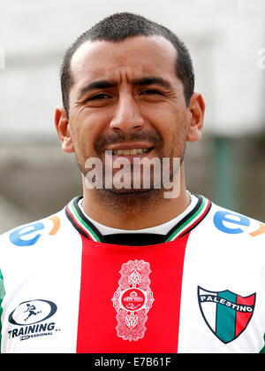 Chile Football League Serie A  / ( Club Deportivo Palestino ) -  Luis Oyarzun Stock Photo