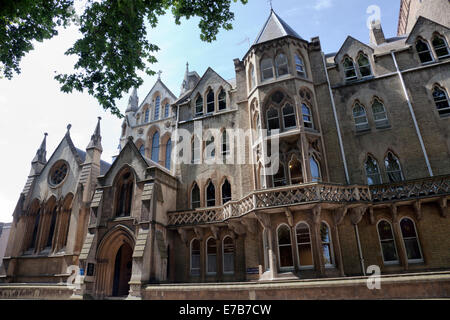 Christ The King Church and Cloisters on Gordon Square in Bloomsbury - London UK Stock Photo