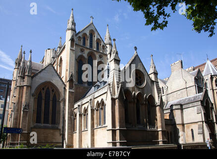 Christ The King Church and Cloisters on Gordon Square in Bloomsbury - London UK Stock Photo