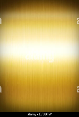Gold brushed metal background texture wallpaper Stock Photo