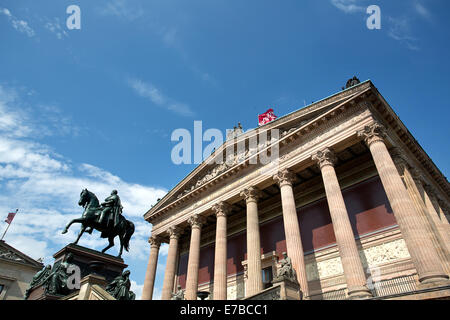 Museum Island, The Old National Gallery in Berlin, Germany. (Alte Nationalgalerie) Stock Photo