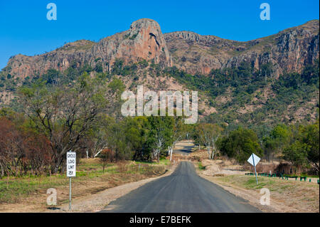 Road leading to the Carnarvon National Park, Queensland, Australia Stock Photo