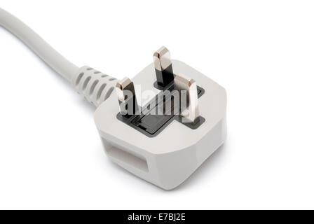 Power Plug - close up on power cord Stock Photo