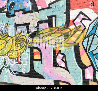 Colored background, abstract on the wall. Stock Photo