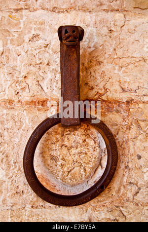 Old handle detail Stock Photo