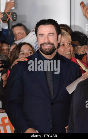 Toronto, Ontario, Canada. 12th Sep, 2014. Actor JOHN TRAVOLTA attends 'The Forger' premiere during the 2014 Toronto International Film Festival at Roy Thomson Hall in Toronto, Canada. Credit:  Igor Vidyashev/ZUMA Wire/Alamy Live News Stock Photo