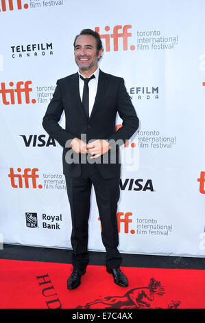 Toronto, Ontario, Canada. 12th Sep, 2014. Actor JEAN DUJARDIN attends 'The Connection' premiere during the 2014 Toronto International Film Festival at Roy Thomson Hall in Toronto, Canada. Credit:  Igor Vidyashev/ZUMA Wire/Alamy Live News Stock Photo