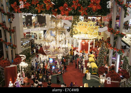 Christmas decorations in Pavilion shopping mall, Kuala Lumpur, Malaysia Stock Photo