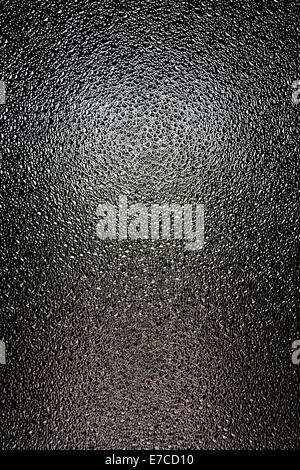 Glass structure background. Window pane with grainy surface Stock Photo