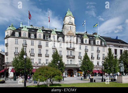 Grand Hotel, Oslo, Norway Stock Photo