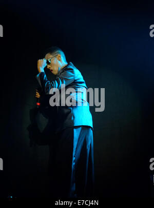 London, UK. 13th September, 2014. Grace Jones performs live in London Credit:  Rachel Megawhat/Alamy Live News Stock Photo