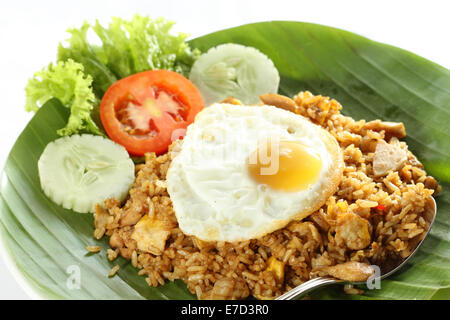 Nasi Goreng, Indonesian Fried Rice Stock Photo