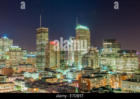 Montreal Skyline Cityscape Landscape rear Panorama Stock Photo