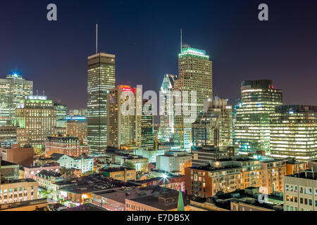 Montreal Skyline Cityscape Landscape rear Panorama Stock Photo