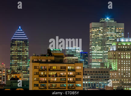 Montreal Skyline Cityscape Landscape rear Panorama Stock Photo