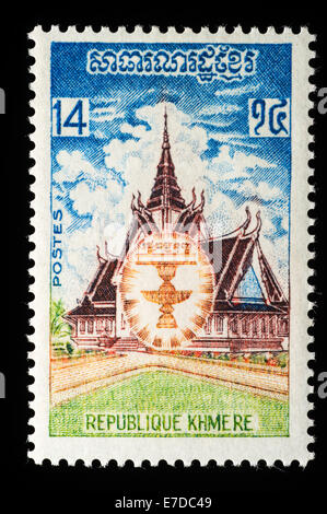 Old postage cambodia stamps hi-res stock photography and images