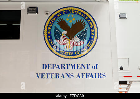 US Department of Veterans Affairs seal - USA Stock Photo