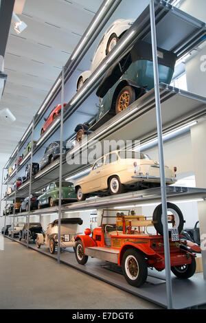 Mladá Boleslav, Czech Republic, Skoda museum right next to the main plant of Skoda Stock Photo