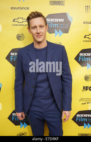 Cesar Chavez made its SXSW premier at the Paramount Theater in Austin, Tx.  Featuring: Gabriel Mann Where: Austin, Texas, United States When: 11 Mar 2014 Stock Photo