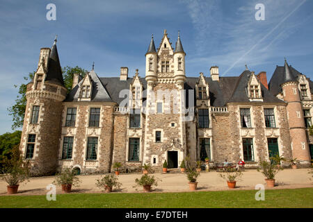 chateau le pin, anjou, france Stock Photo