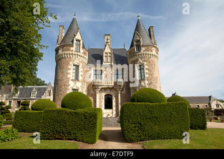 Chateau le Pin, Anjou, Loire Valley, France Stock Photo