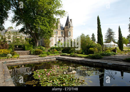 chateau le pin, anjou, france Stock Photo