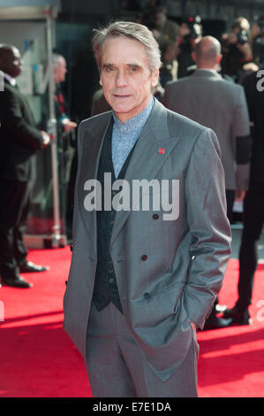 The Prince’s Trust & Samsung Celebrate Success Awards held at the Odeon Leicester Square - Arrivals.  Featuring: jeremy Irons Where: London, United Kingdom When: 12 Mar 2014 Stock Photo